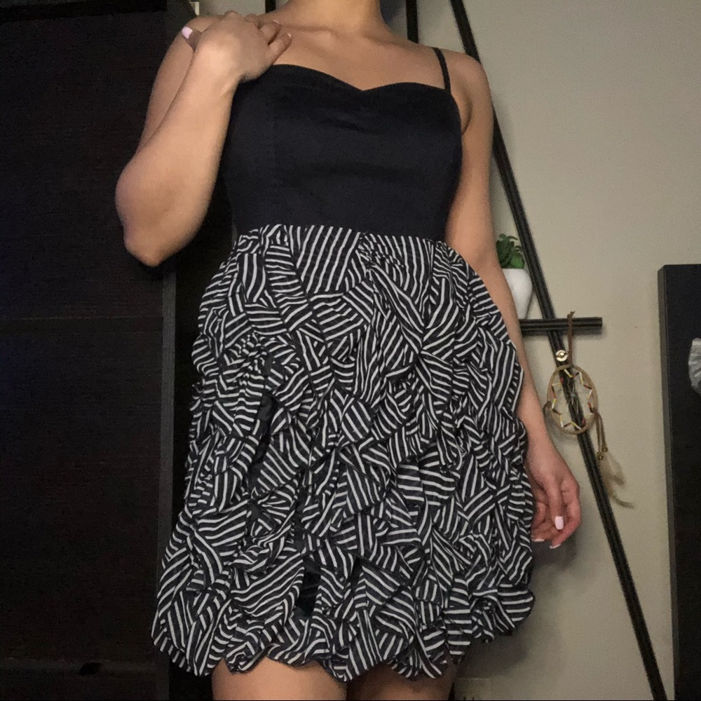 Navy blue party dress